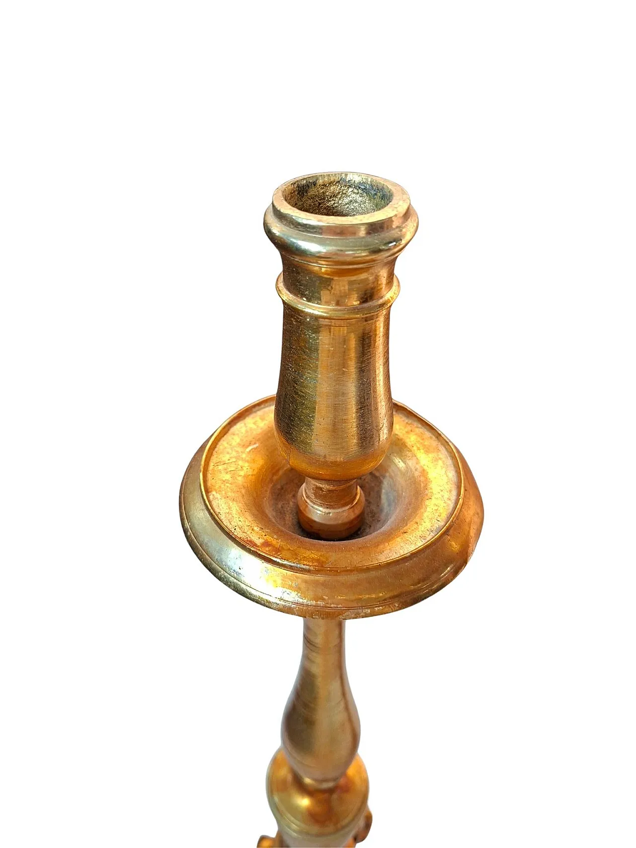 Pair of Baroque altar candlesticks, mid-20th century 6