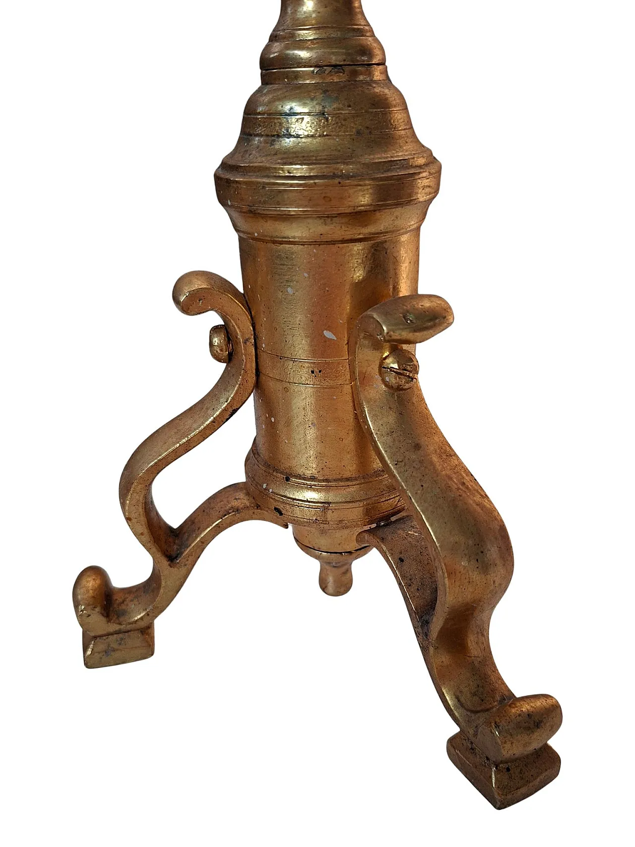 Pair of Baroque altar candlesticks, mid-20th century 7
