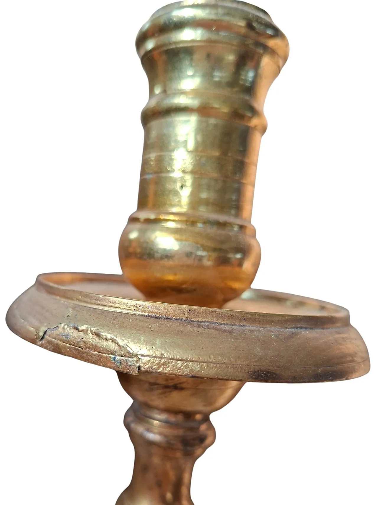 Pair of Baroque altar candlesticks, mid-20th century 9