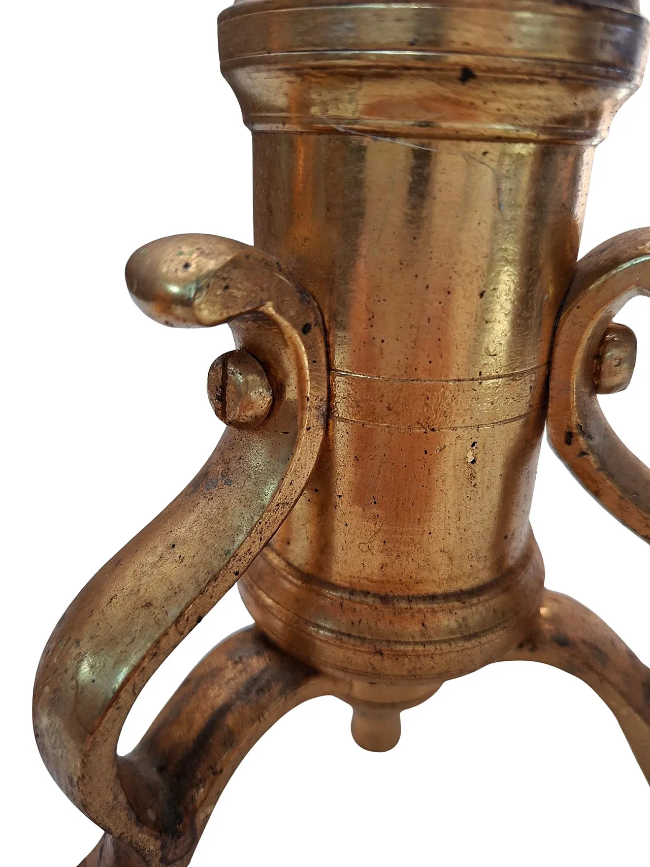 Pair of Baroque altar candlesticks, mid-20th century 10