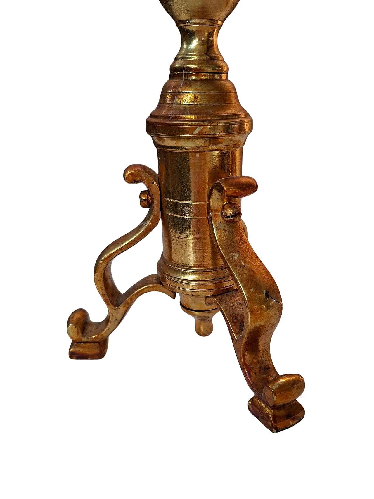Pair of Baroque altar candlesticks, mid-20th century 11