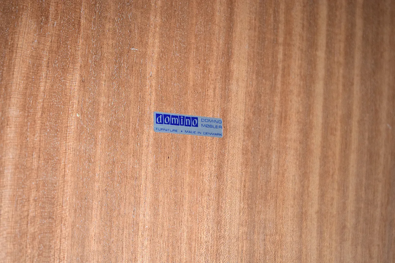 Scrivania Mid-Century in teak di Domino Møbler, Danimarca, anni '60. 18