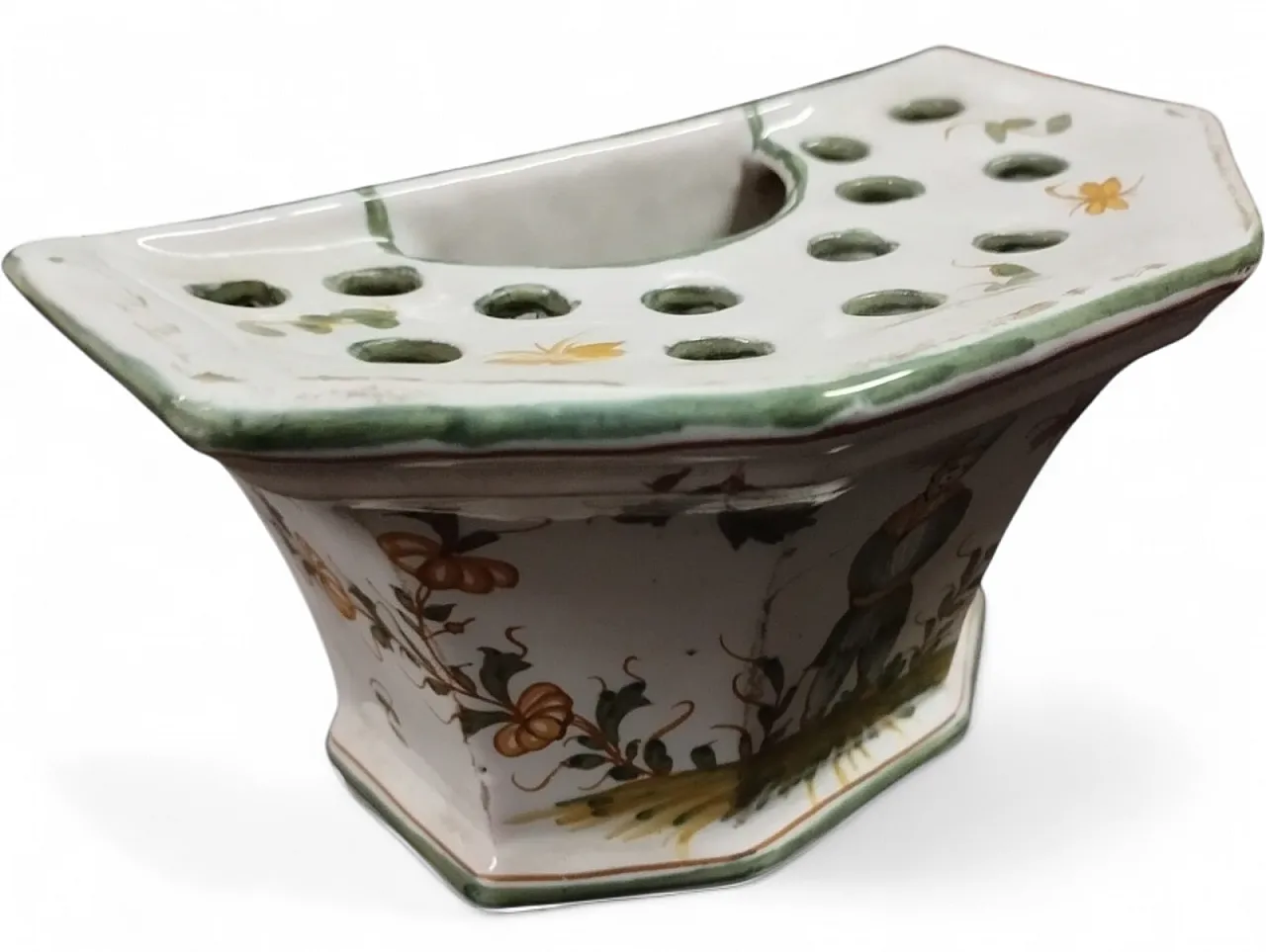 Terracotta flower holder, 18th century 10