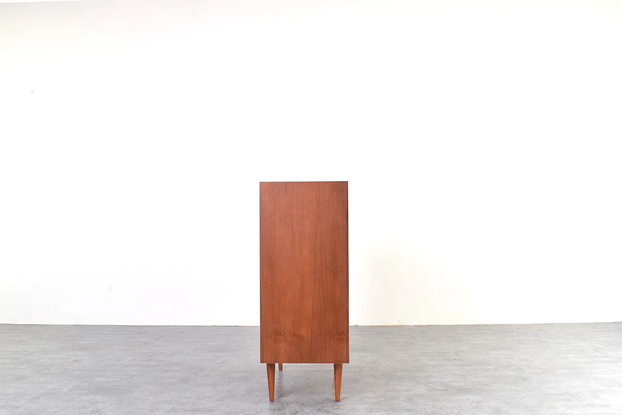 Cassettiera Mid-Century in teak, Danimarca, anni '60. 5