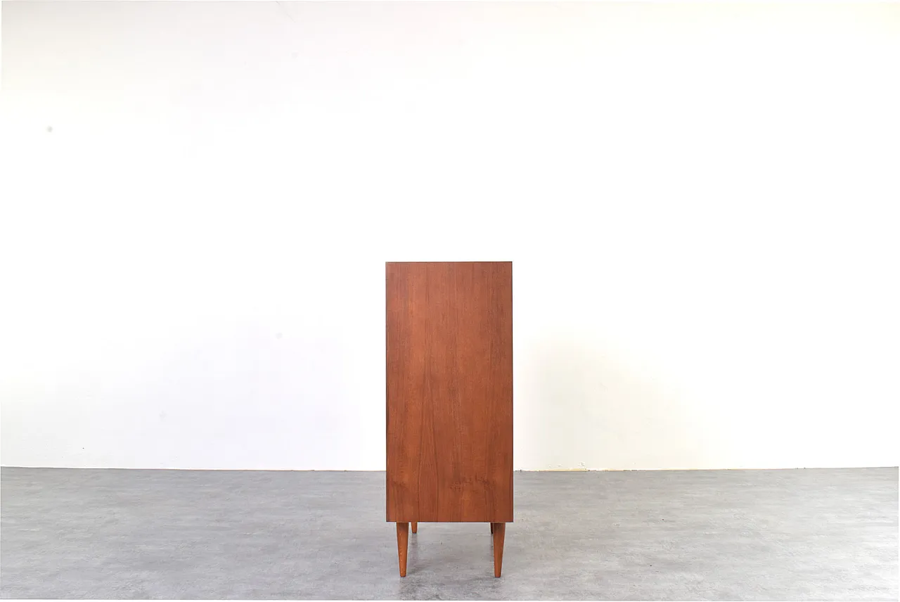 Cassettiera Mid-Century in teak, Danimarca, anni '60. 6