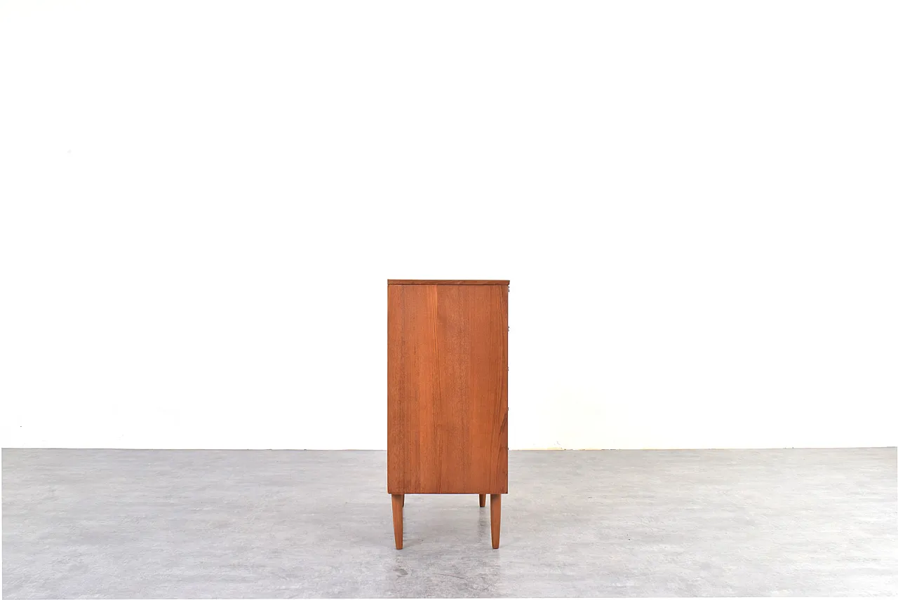 Cassettiera Mid-Century in teak, Danimarca, anni '60. 5