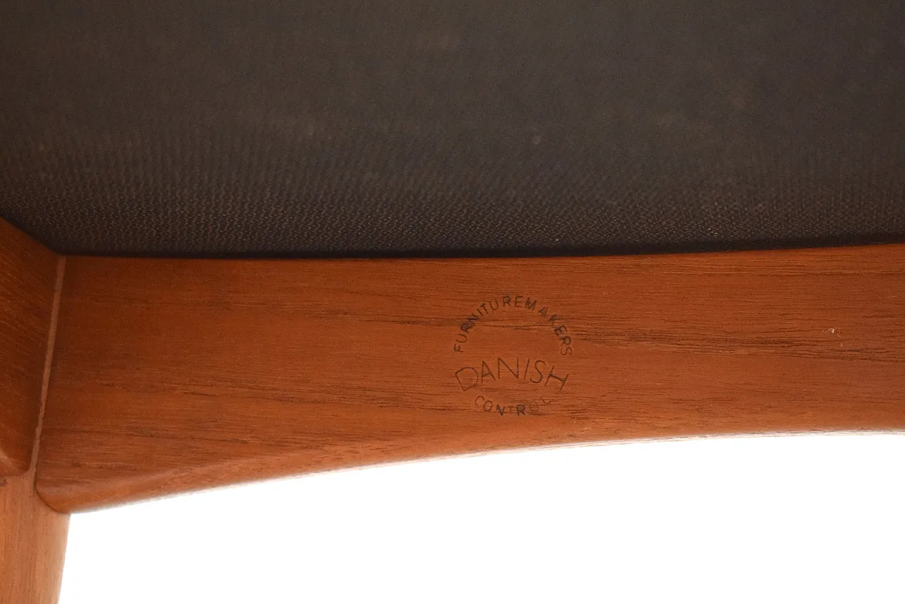 Sedie da pranzo Eva Mid-Century in teak e lana di Niels Koefoed per Koefoed 12