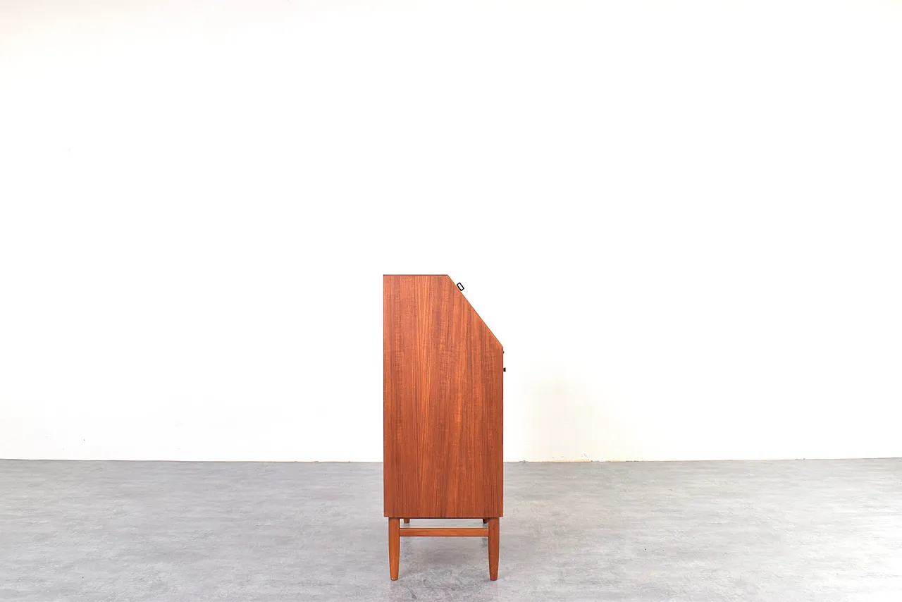 Secretaire danese Mid-Century in teak, anni '60. 7