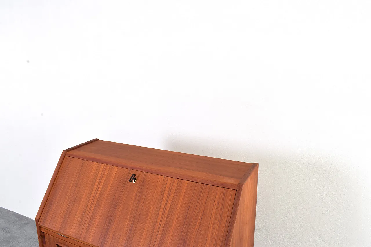 Secretaire danese Mid-Century in teak, anni '60. 18