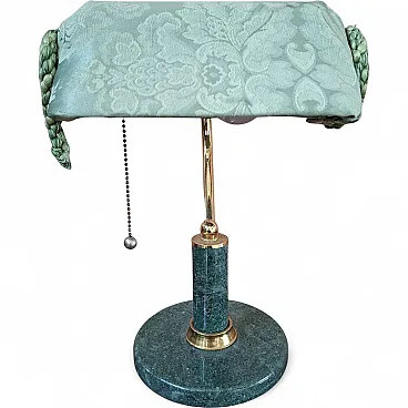 Desk lamp in marble and brass, 1980s