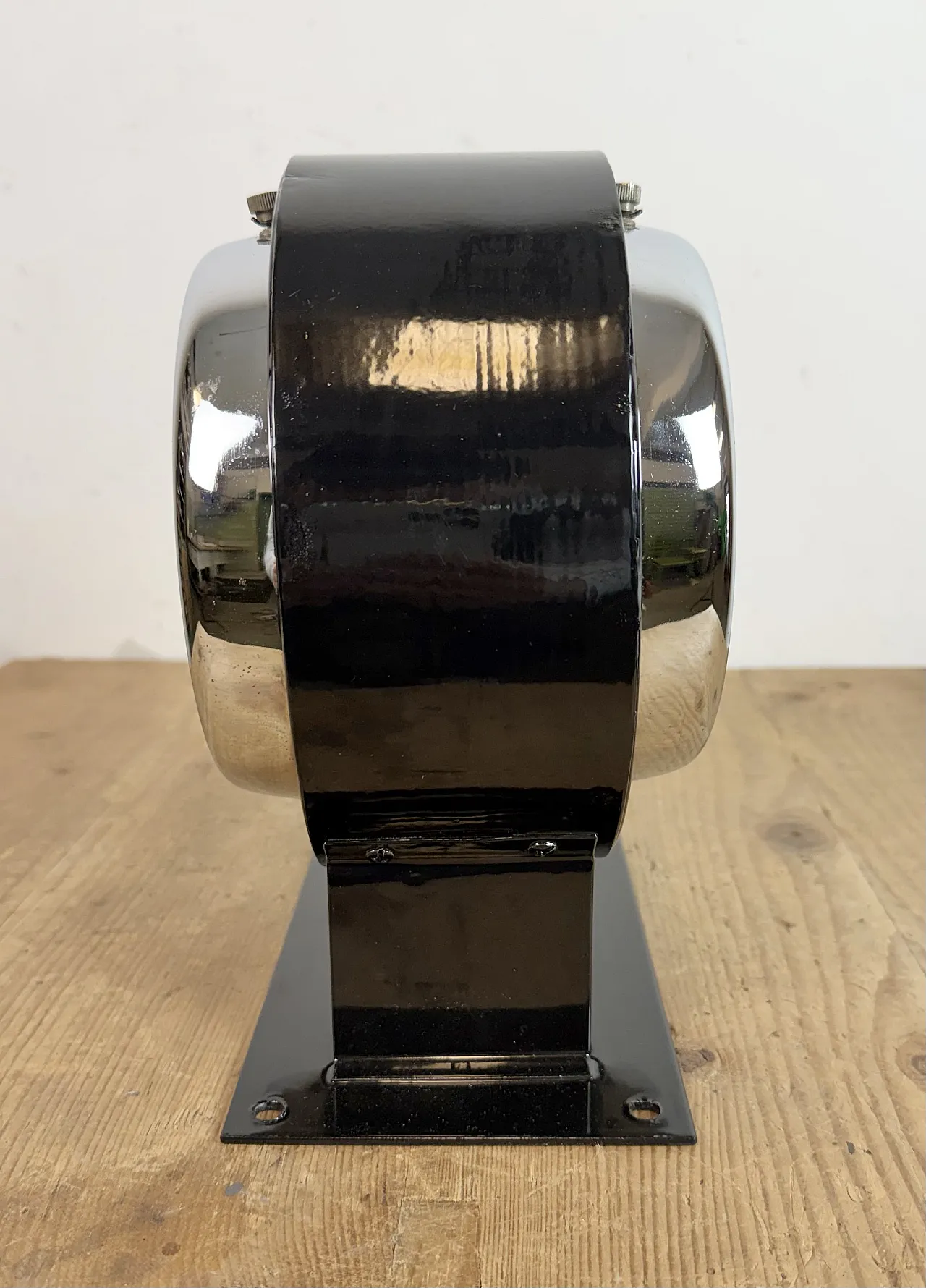 Vintage Black Citizen Double-Sided Ship Wall Clock, 1980s 5