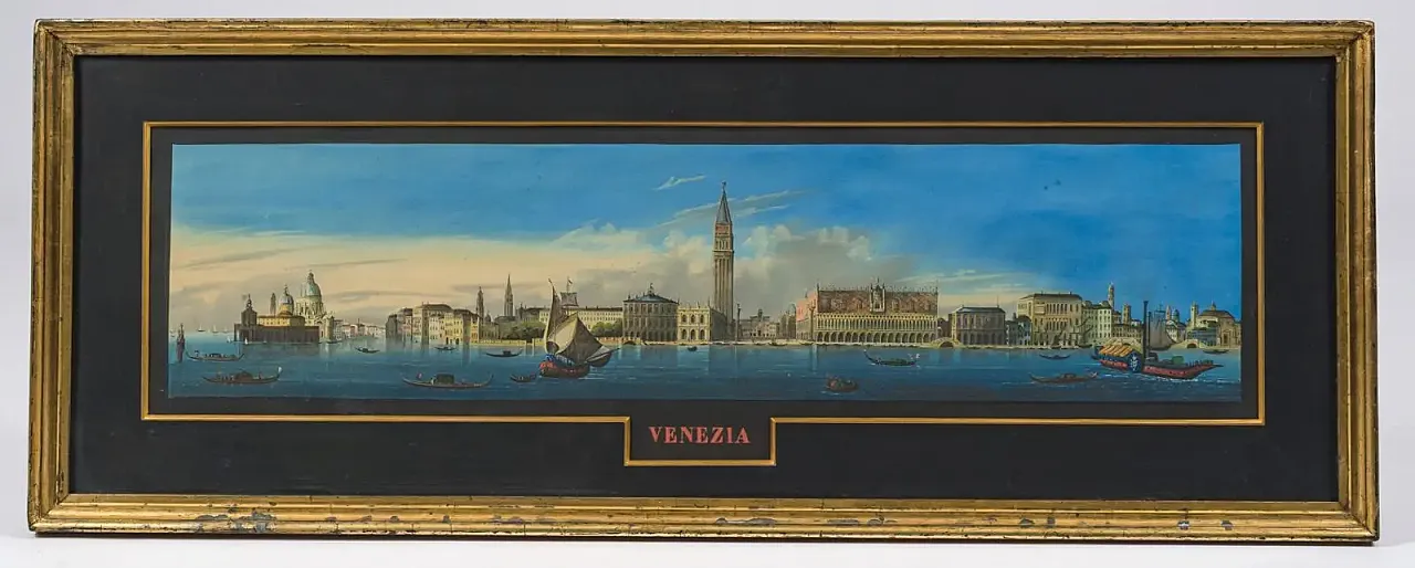 Veduta del Bacino di San Marco di Giovanni Biasin, '800 1