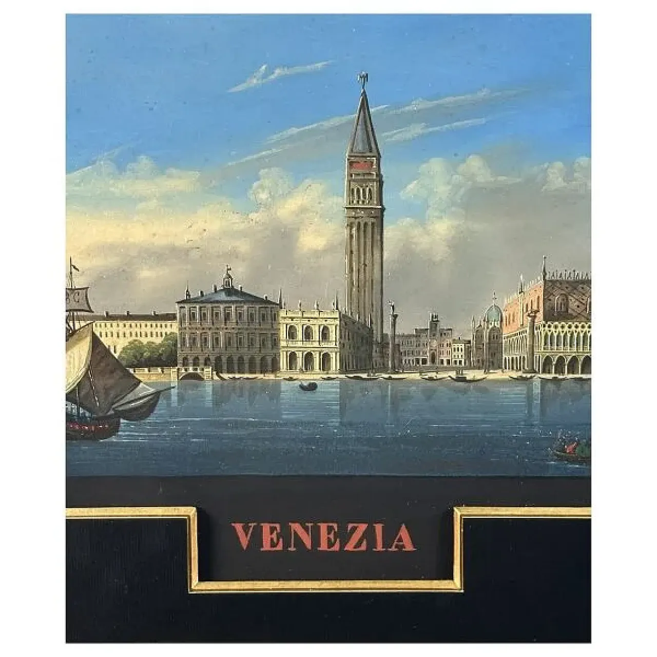 Veduta del Bacino di San Marco di Giovanni Biasin, '800 2