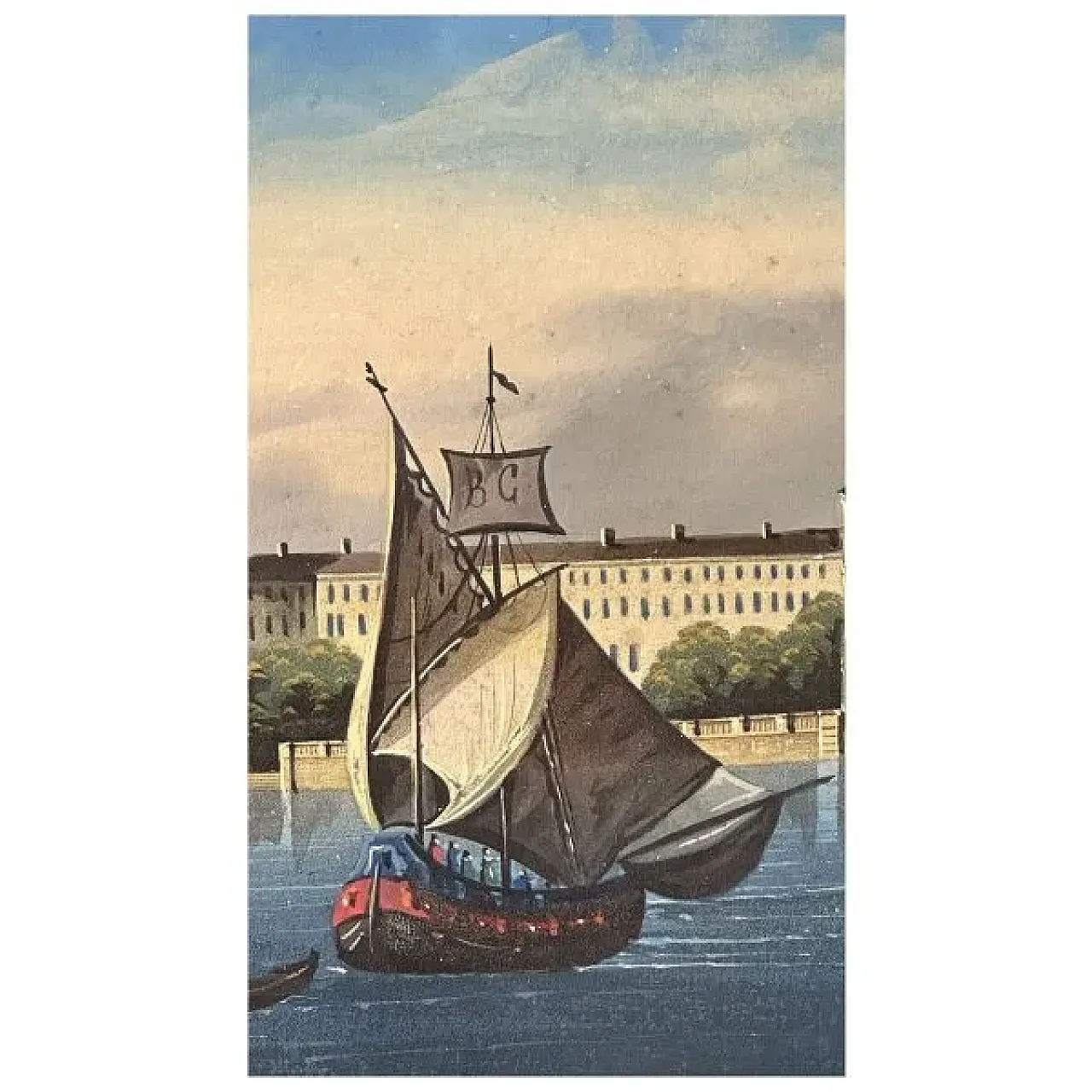 Veduta del Bacino di San Marco di Giovanni Biasin, '800 3