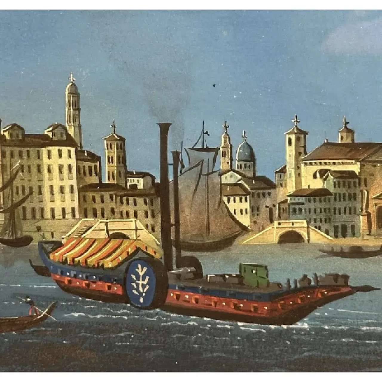 Veduta del Bacino di San Marco di Giovanni Biasin, '800 5