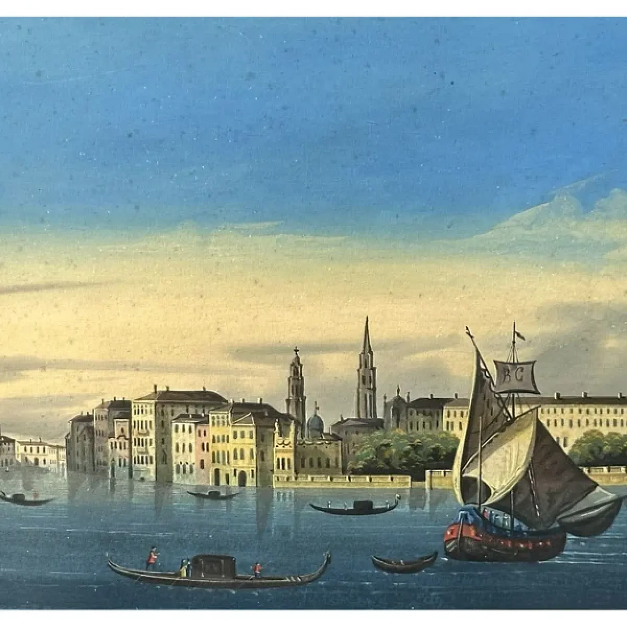 Veduta del Bacino di San Marco di Giovanni Biasin, '800 8