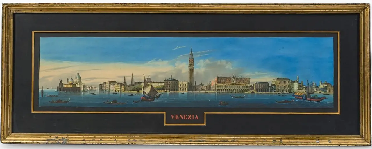 Veduta del Bacino di San Marco di Giovanni Biasin, '800 9