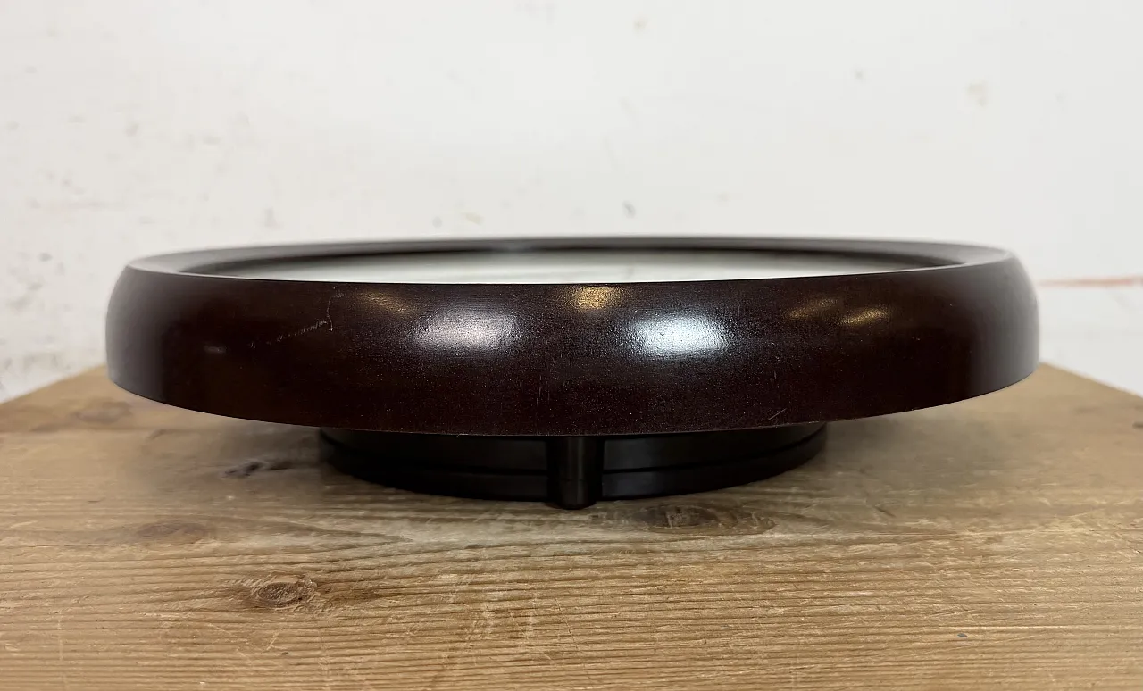 Industrial Bakelite Factory Wall Clock from Pragotron, 1970s 9