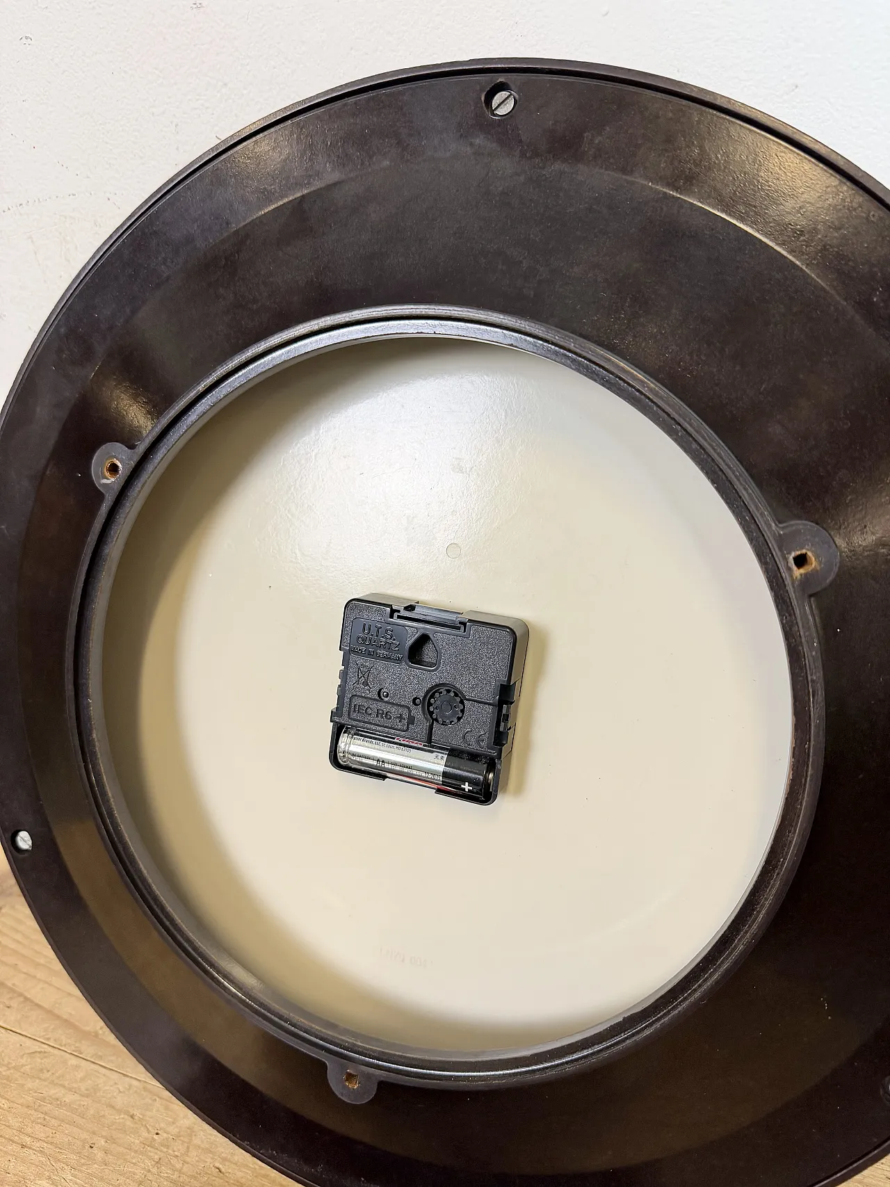 Industrial Bakelite Factory Wall Clock from Pragotron, 1970s 20