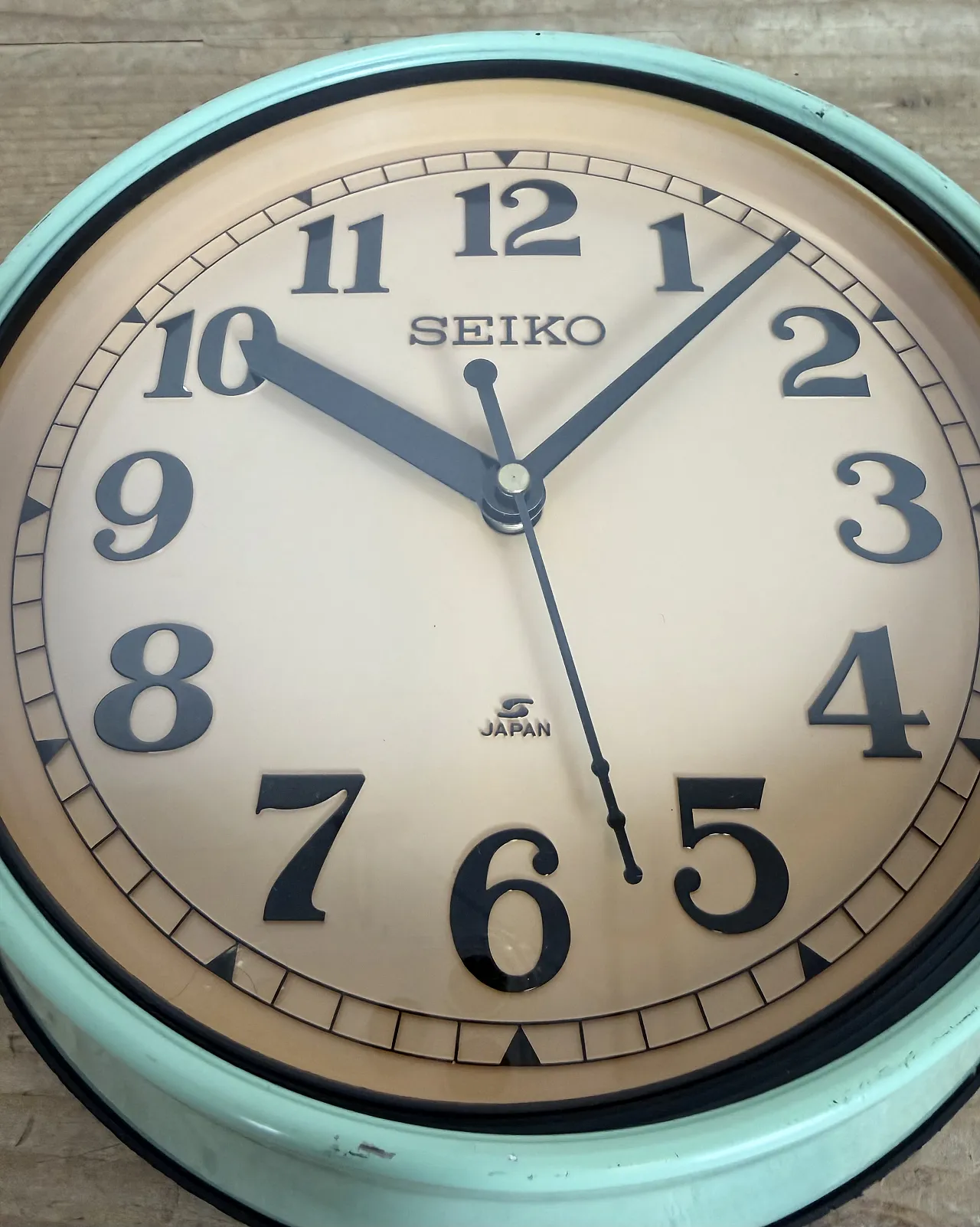 Vintage Green Seiko Ships Wall Clock, 1970s | intOndo