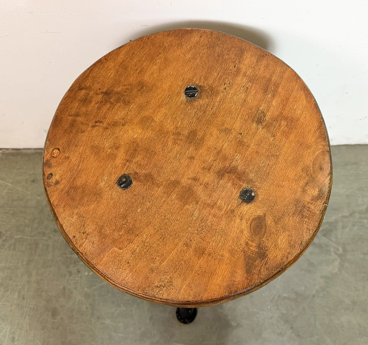 Black Industrial Workshop Swivel Stool, 1960s 12