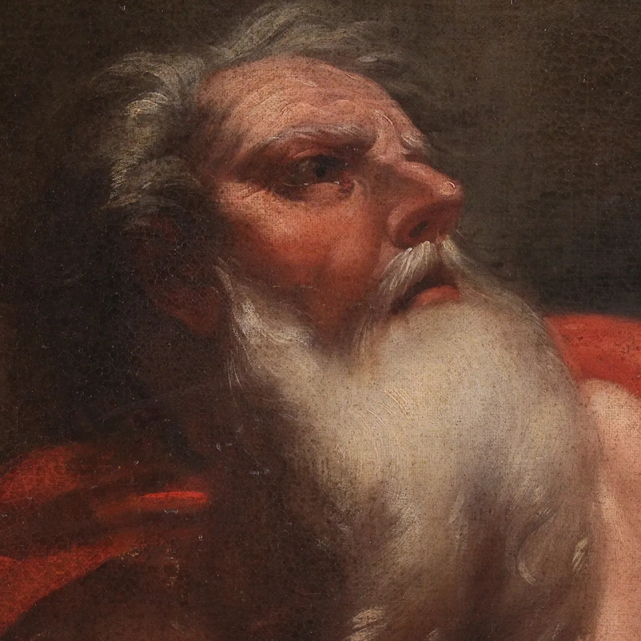 Italian painting Saint Jerome, 17th century 13