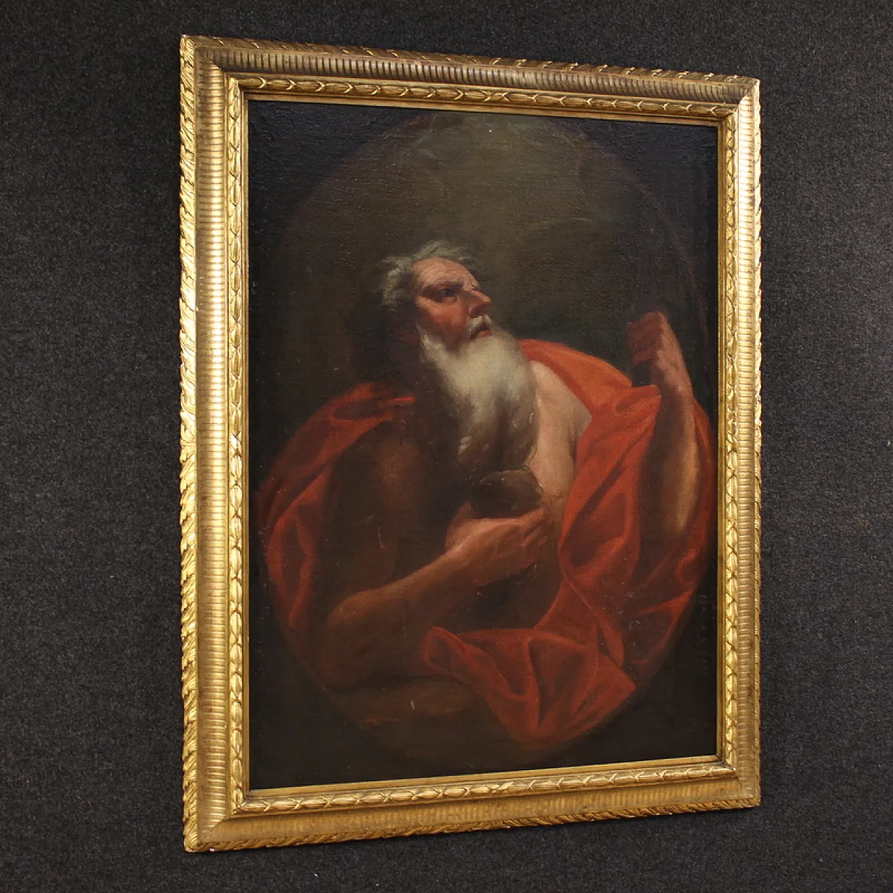 Italian painting Saint Jerome, 17th century 14
