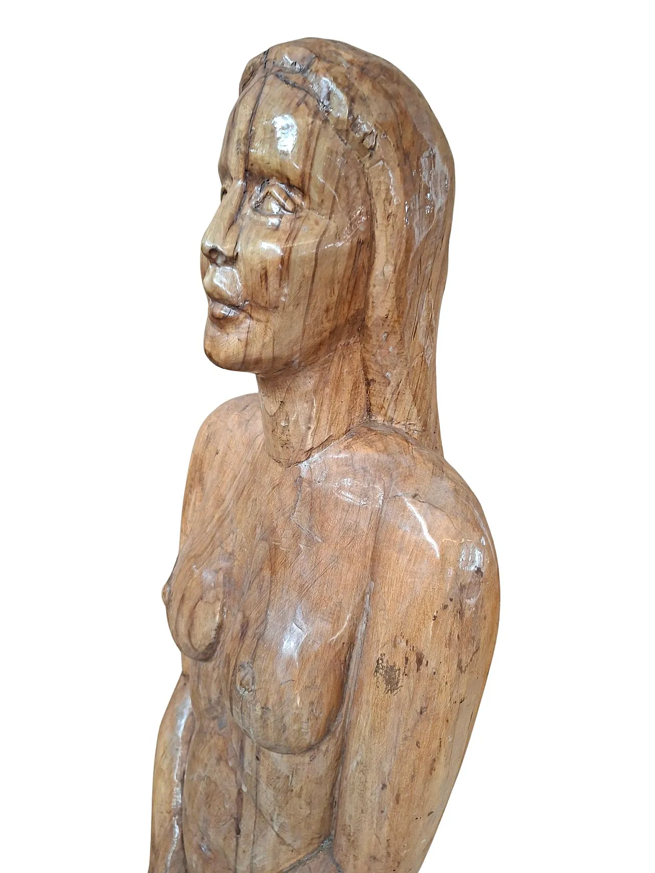 Female Nude, lignea sculpture, 1940s 12