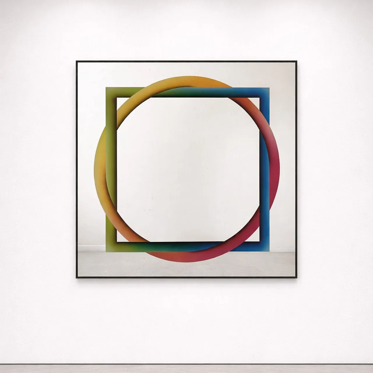 Specchio di Rogelio Polesello Morphos per Acerbis, anni '70 4