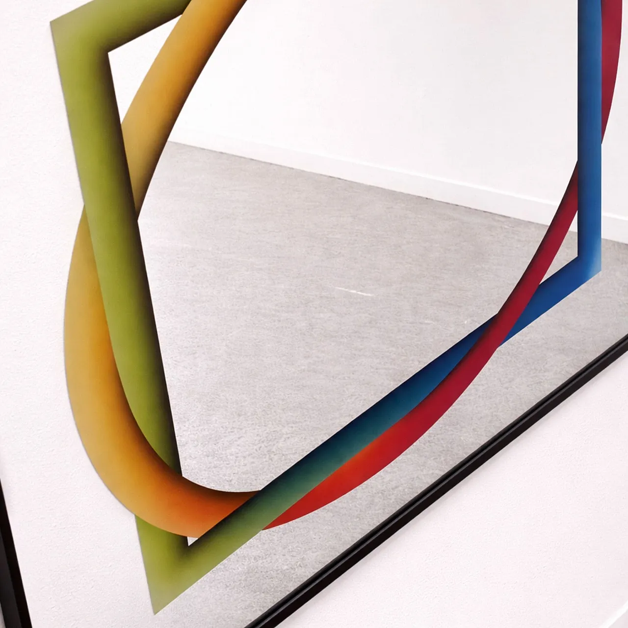 Specchio di Rogelio Polesello Morphos per Acerbis, anni '70 8