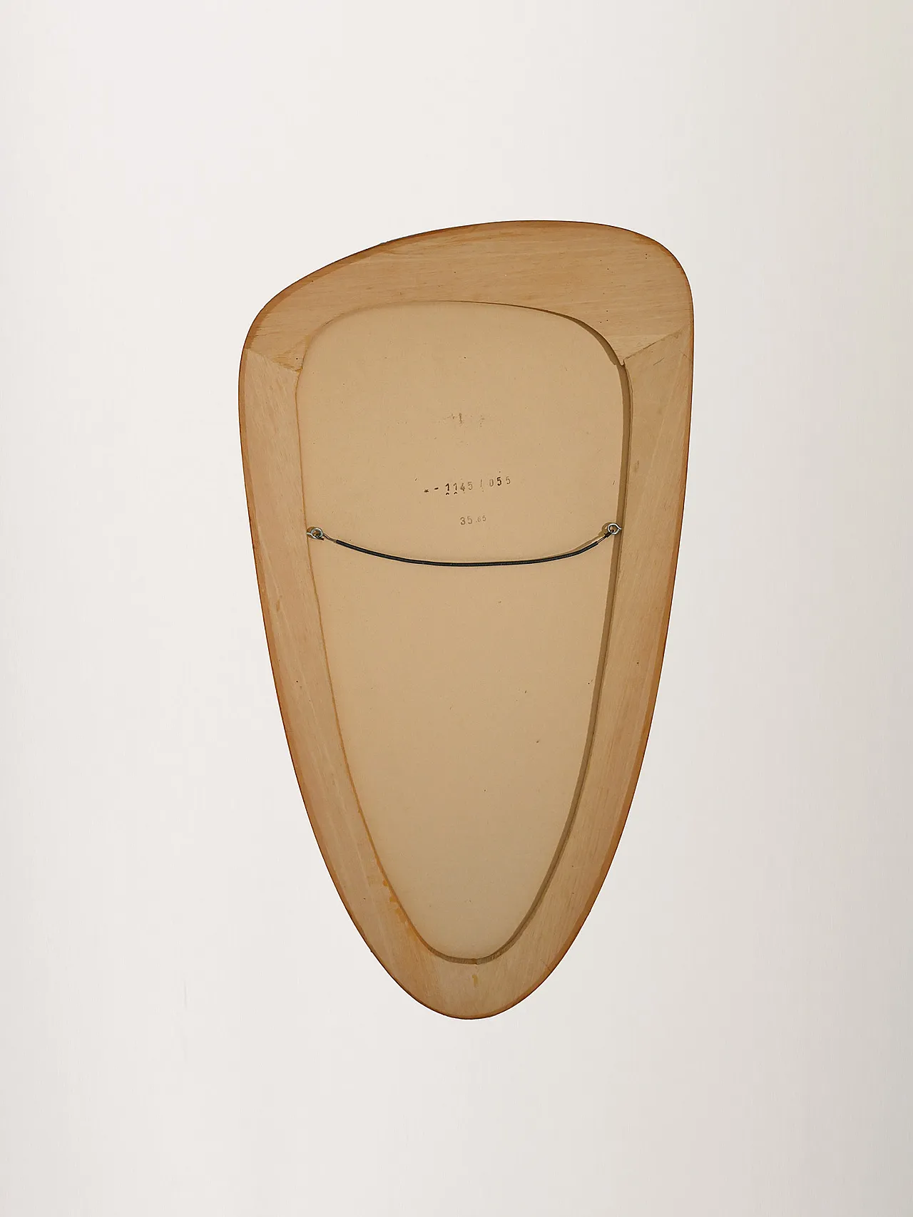 Specchio scandinavo a goccia, anni ’60 4