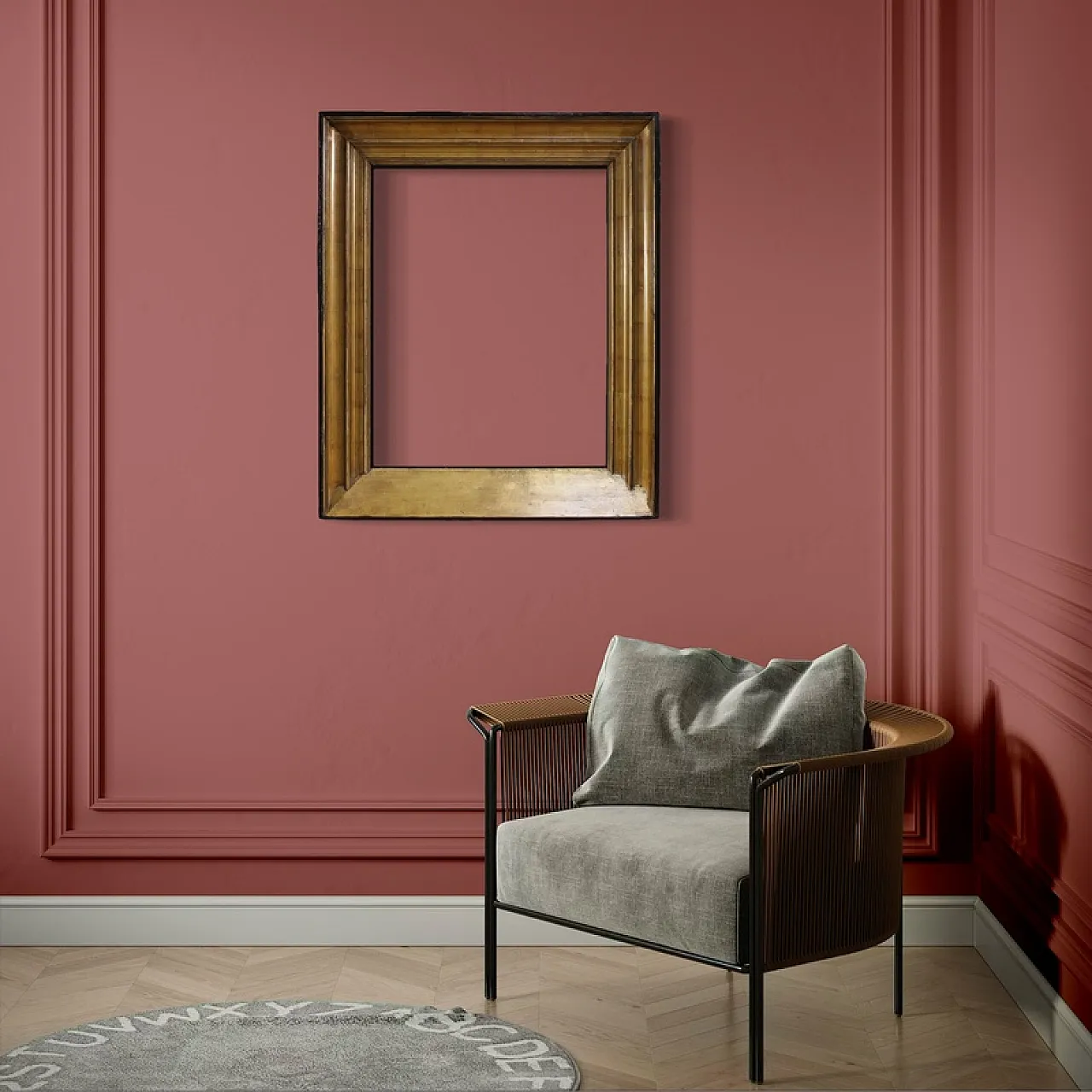Dutch lacquered and gilded frame, 20th century 6
