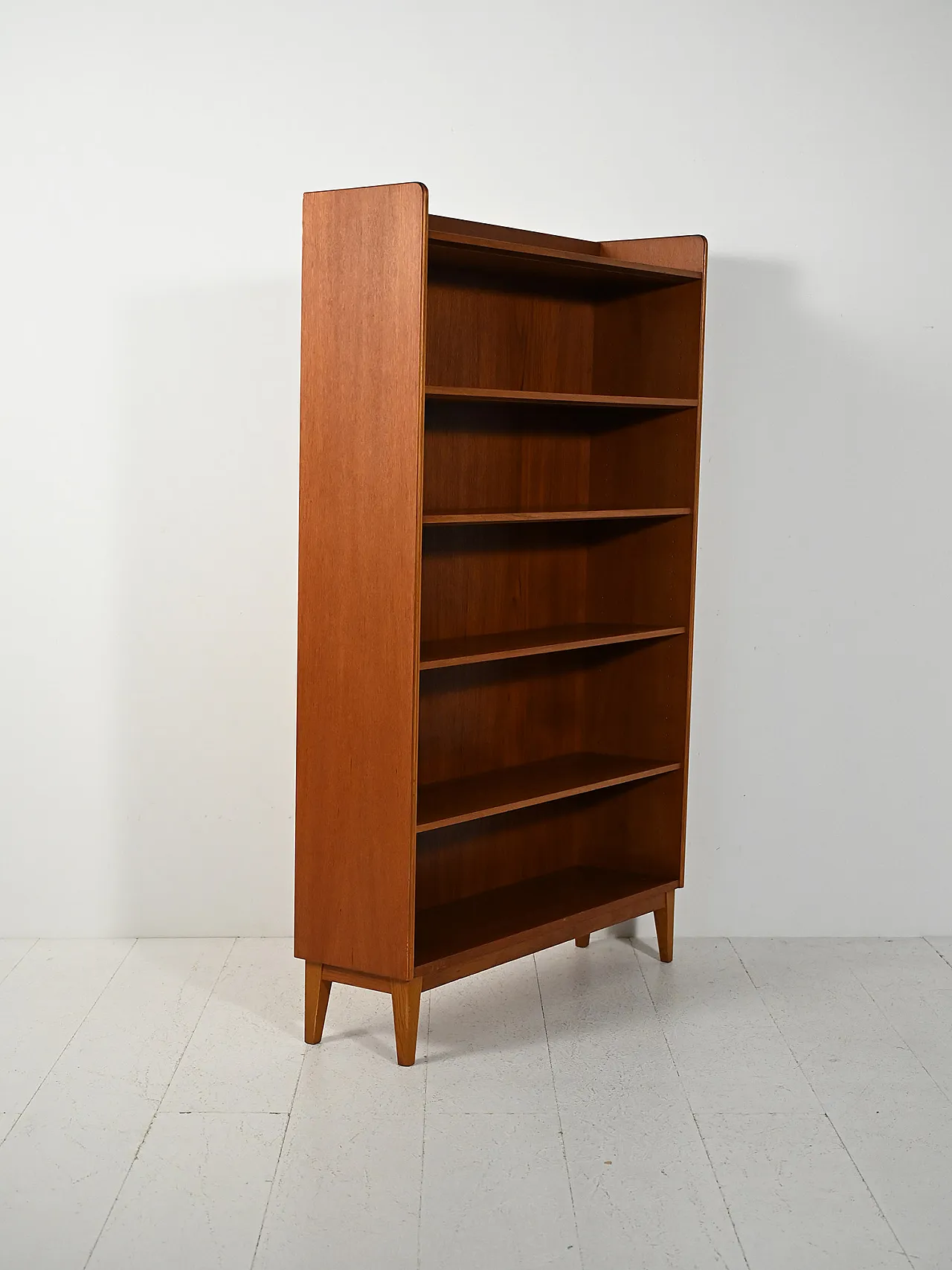 Scandinavian teak bookcase by Ferdinand Lundquist, 1960s 3