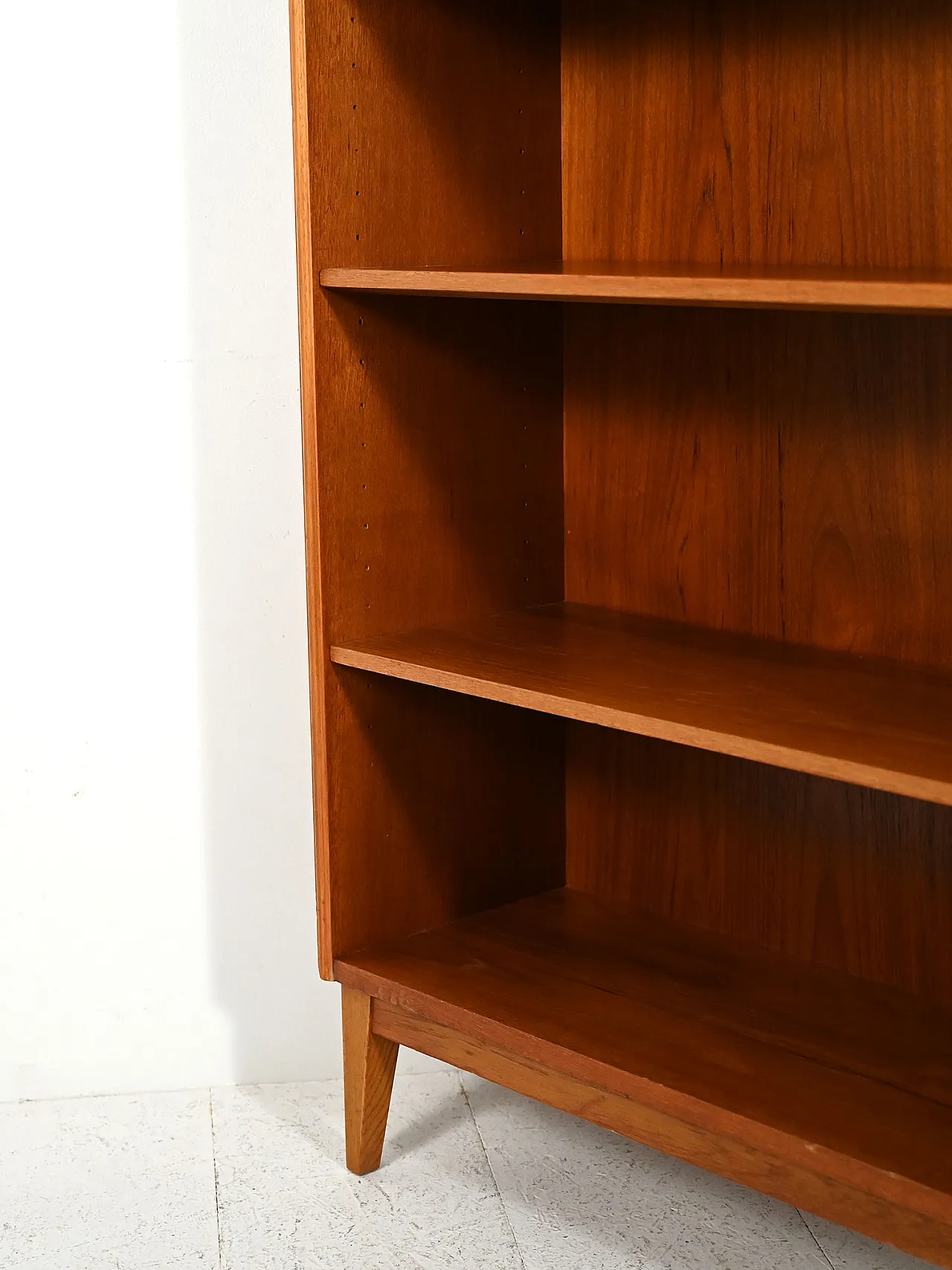 Scandinavian teak bookcase by Ferdinand Lundquist, 1960s 5