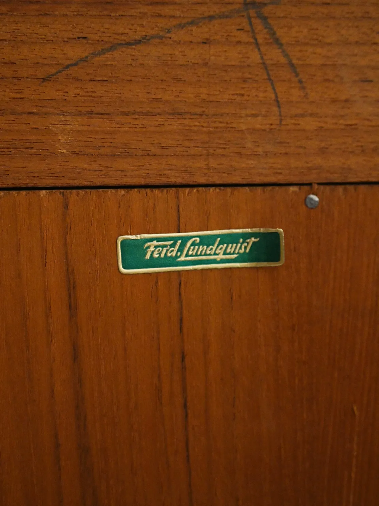 Scandinavian teak bookcase by Ferdinand Lundquist, 1960s 6