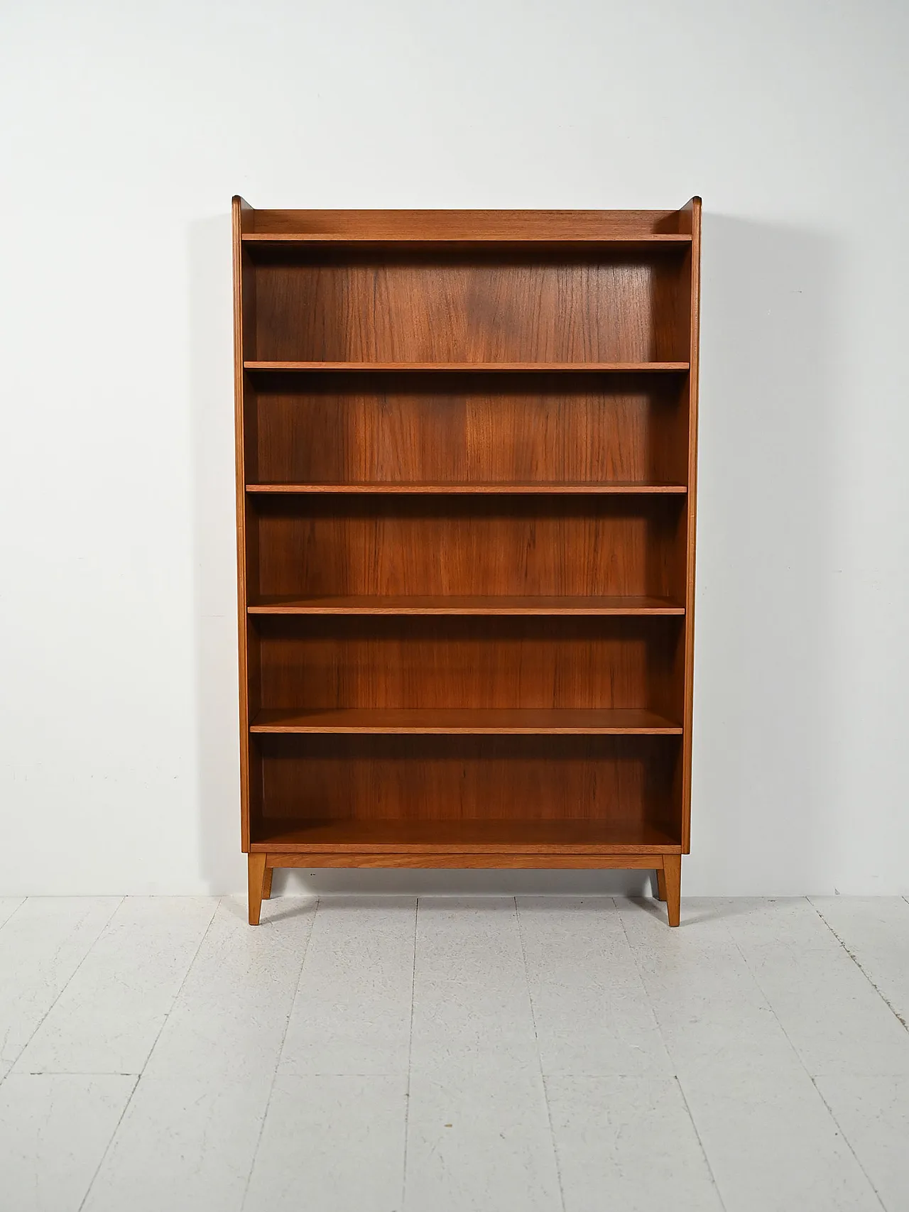 Scandinavian teak bookcase by Ferdinand Lundquist, 1960s 2