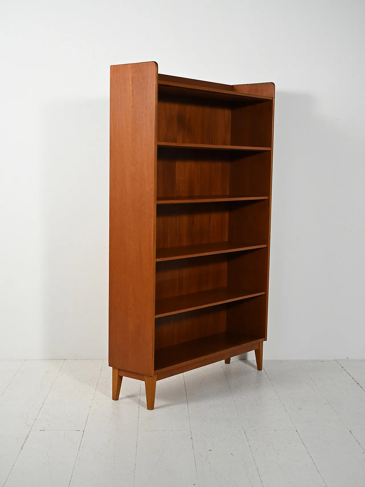 Scandinavian teak bookcase by Ferdinand Lundquist, 1960s 3