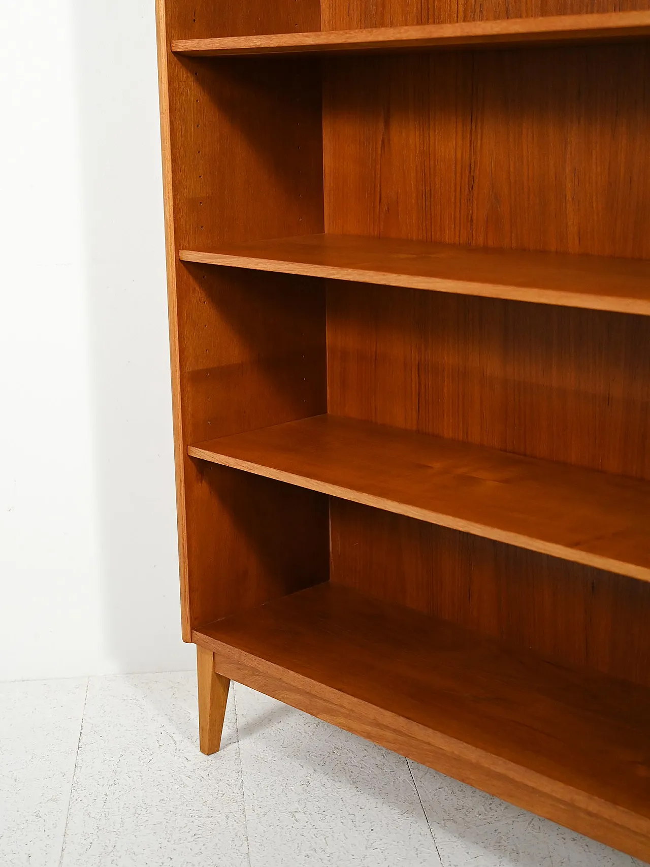 Scandinavian teak bookcase by Ferdinand Lundquist, 1960s 5