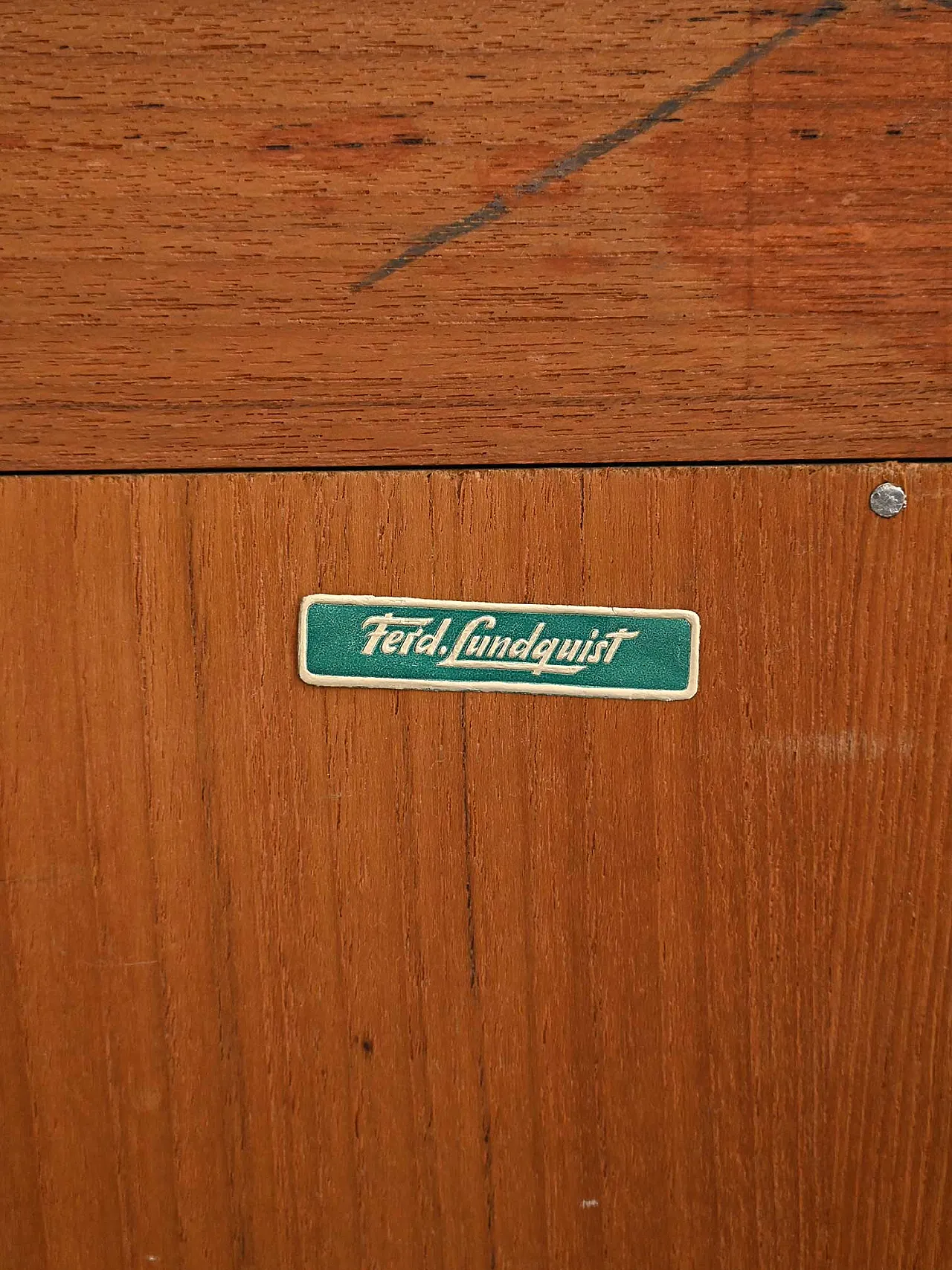 Scandinavian teak bookcase by Ferdinand Lundquist, 1960s 6