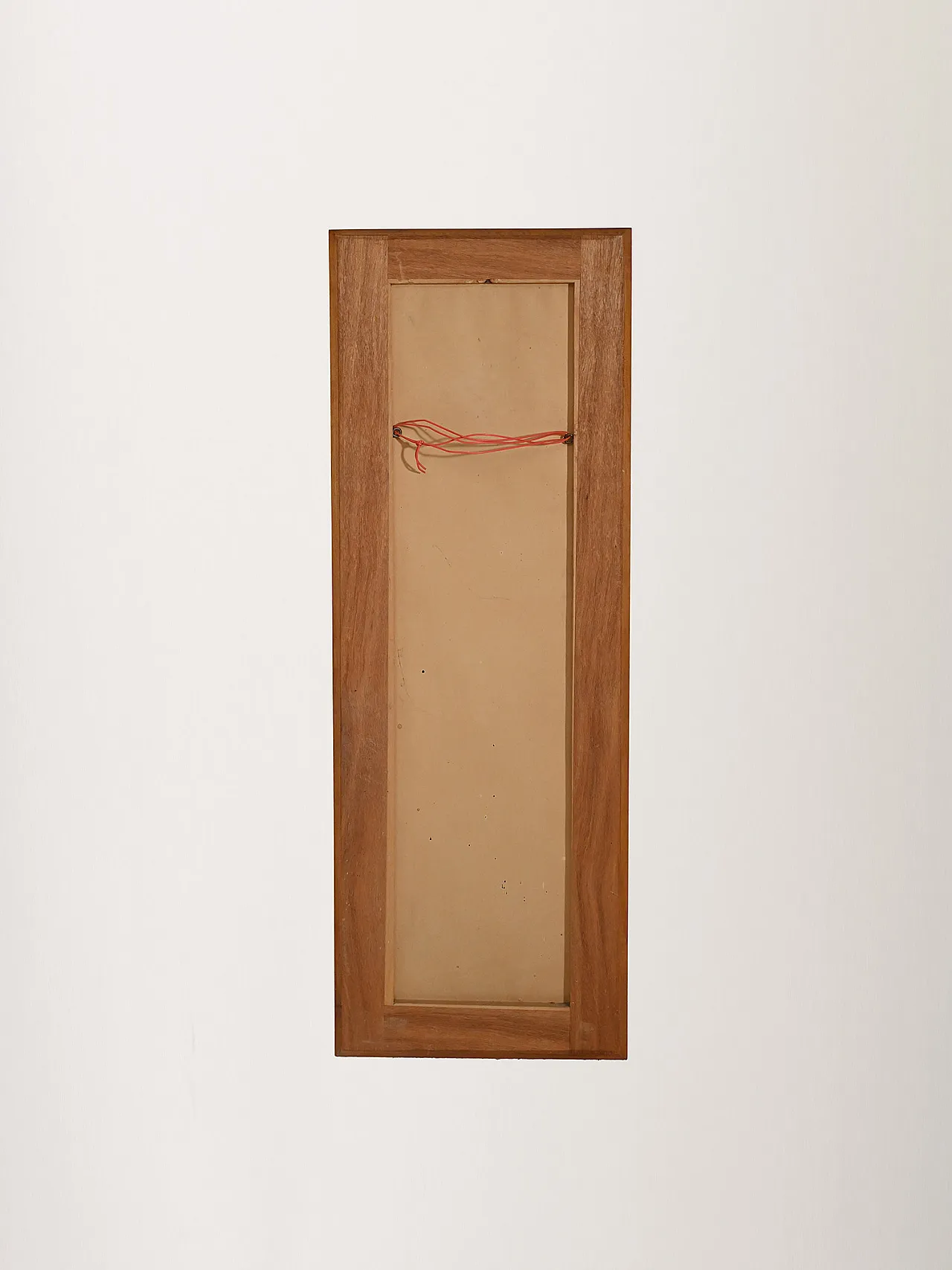 Specchio scandinavo da parete anni ’50 in mogano 6