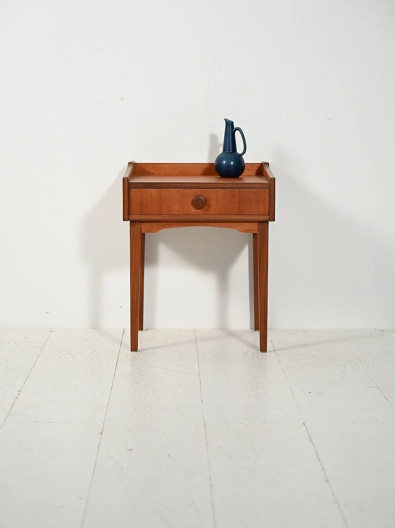 Scandinavian 1950s bedside table in teak 1