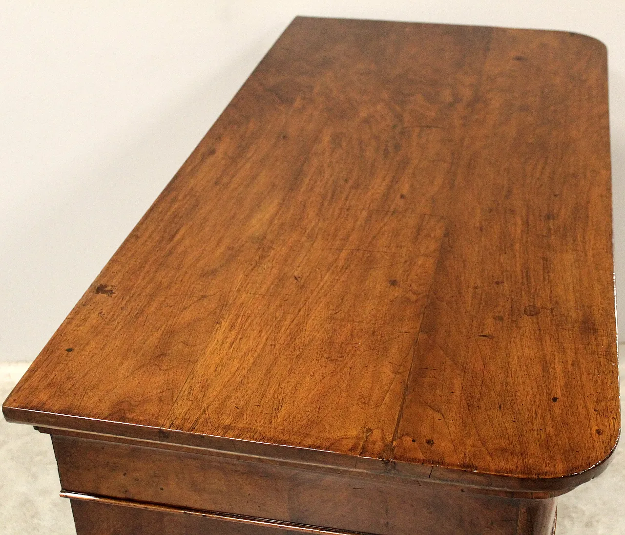 Louis Philippe chest of drawers Italian walnut,  19th century 7