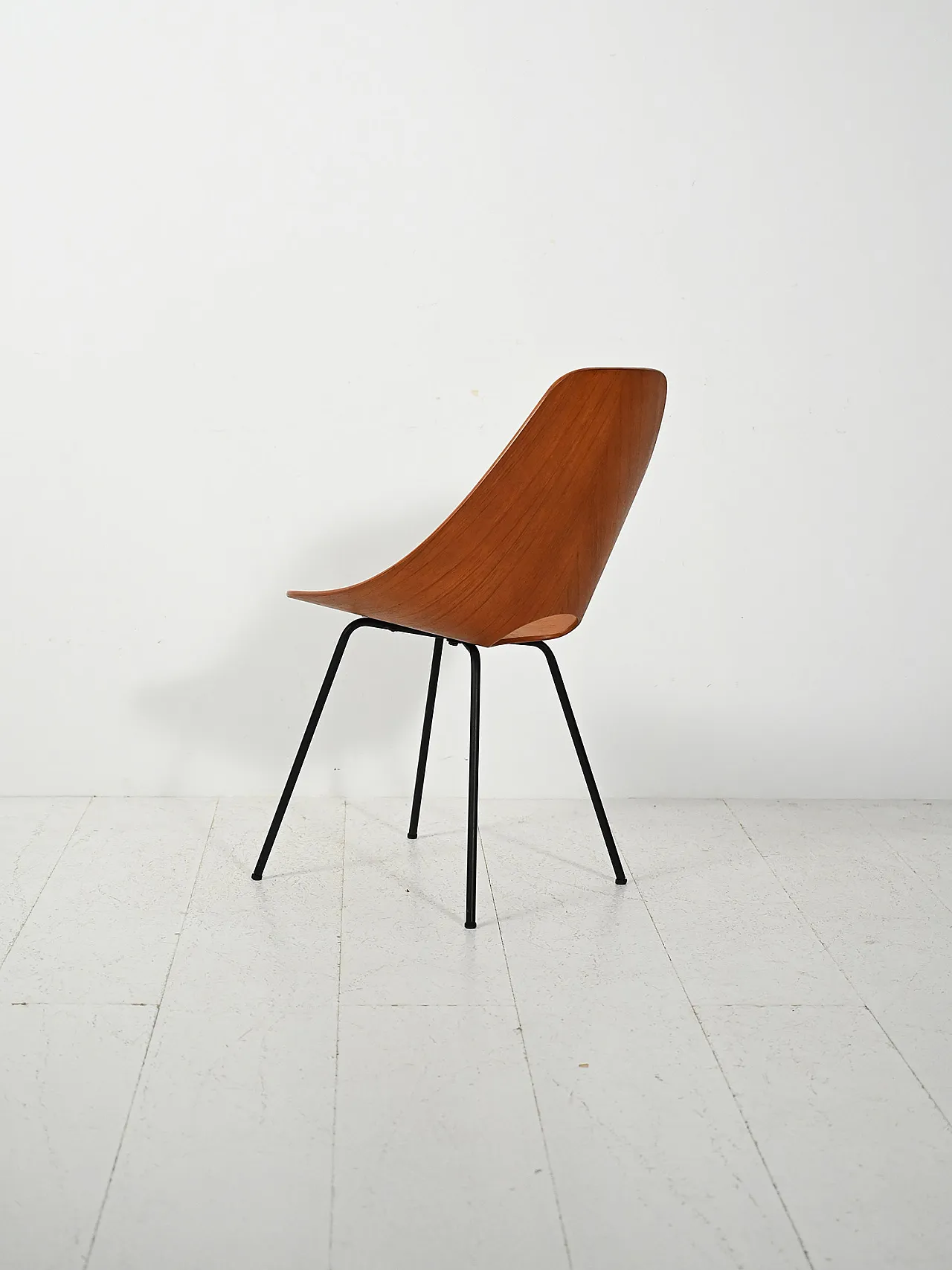 6 Medea chairs by Vittorio Nobili in mahogany, 50s 5
