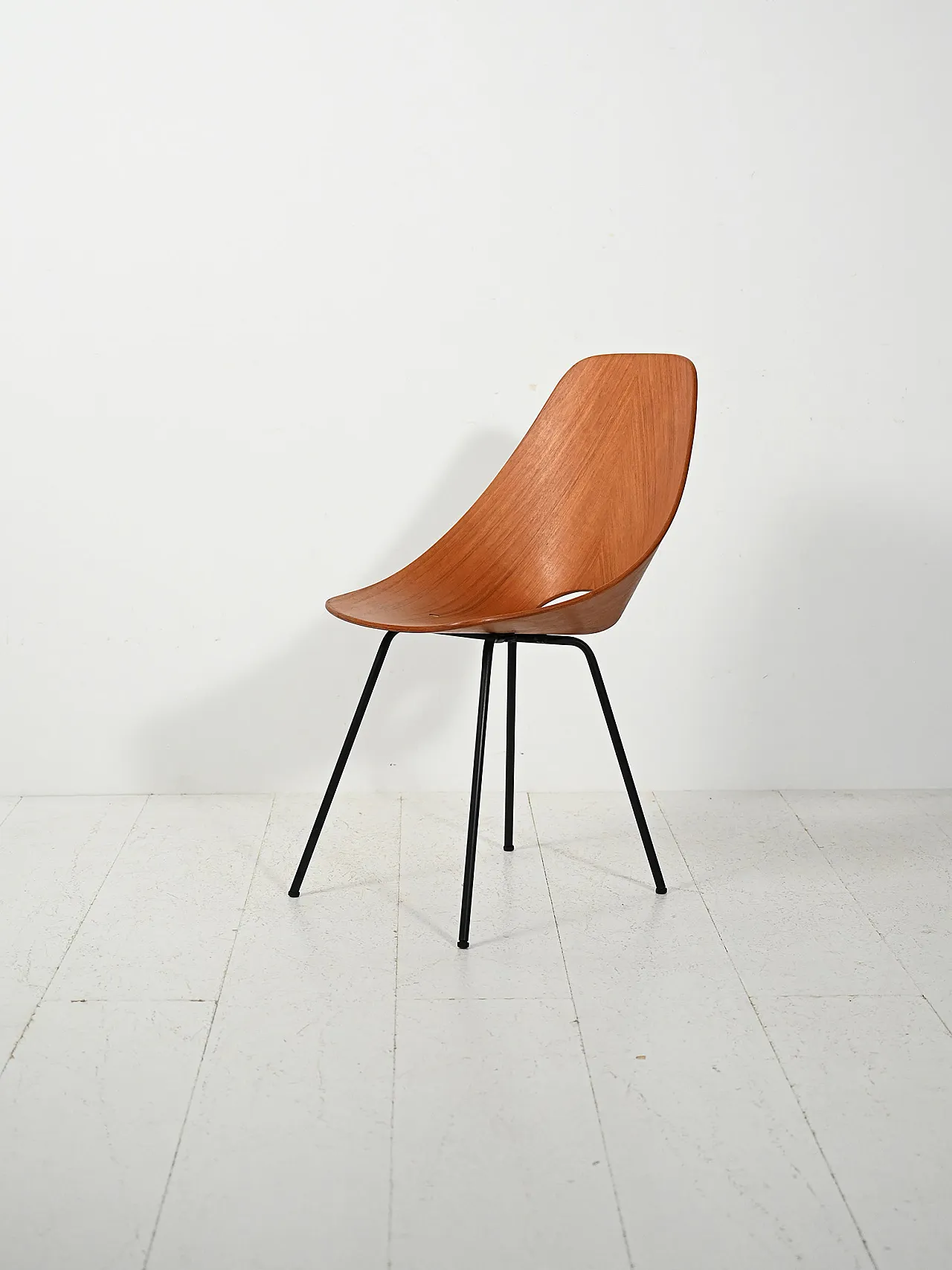 6 Medea chairs by Vittorio Nobili in mahogany, 50s 6