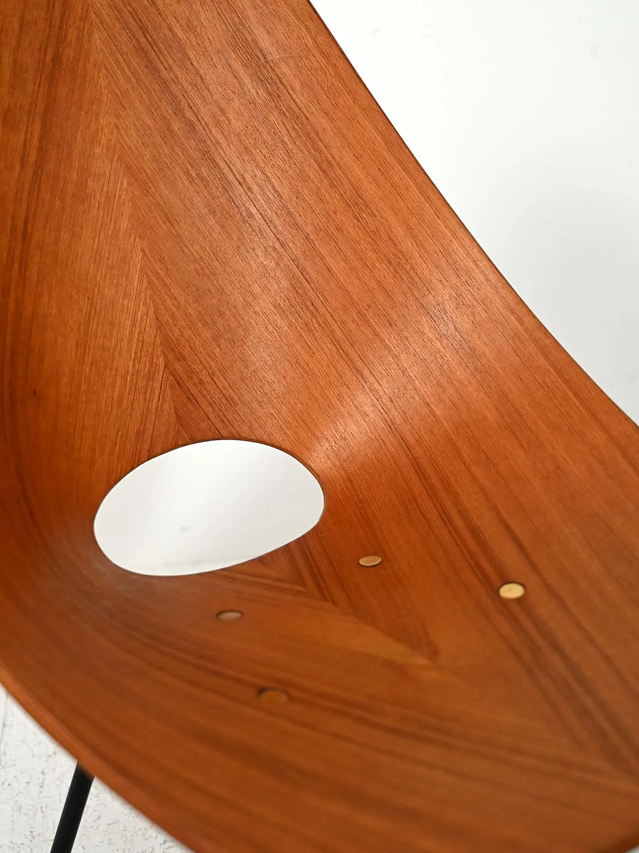 6 Medea chairs by Vittorio Nobili in mahogany, 50s 11