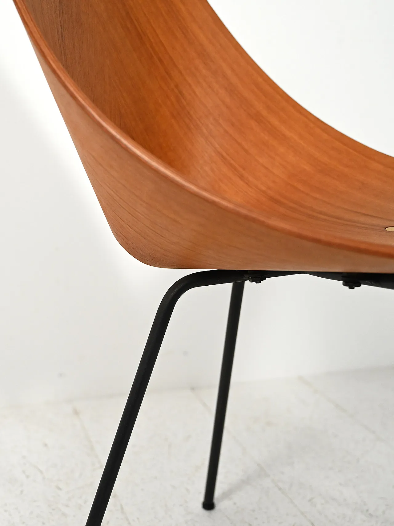 6 Medea chairs by Vittorio Nobili in mahogany, 50s 12