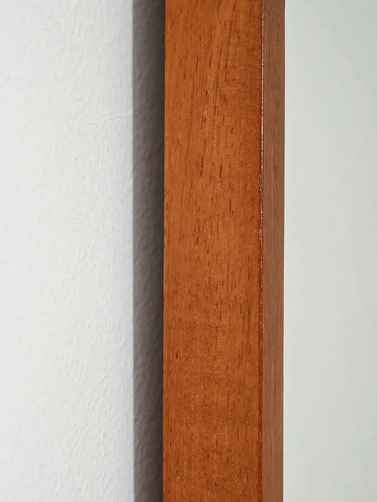 Specchio scandinavo in teak, anni '60 4