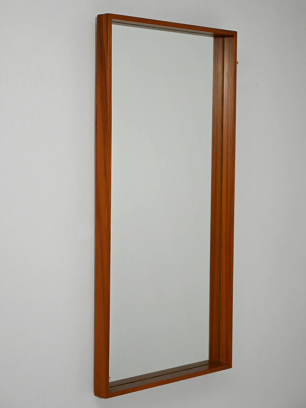 Specchio svedese in teak, anni '60 1