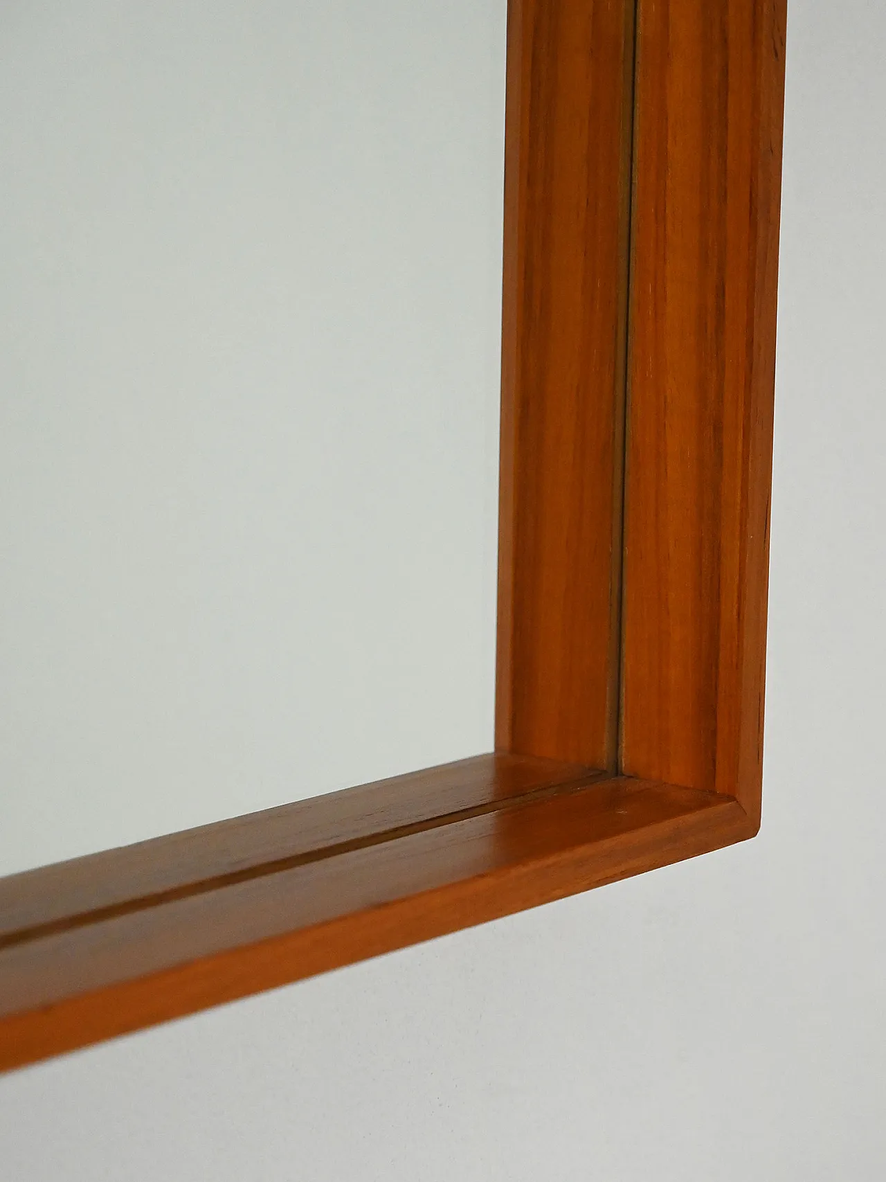 Specchio svedese in teak, anni '60 3