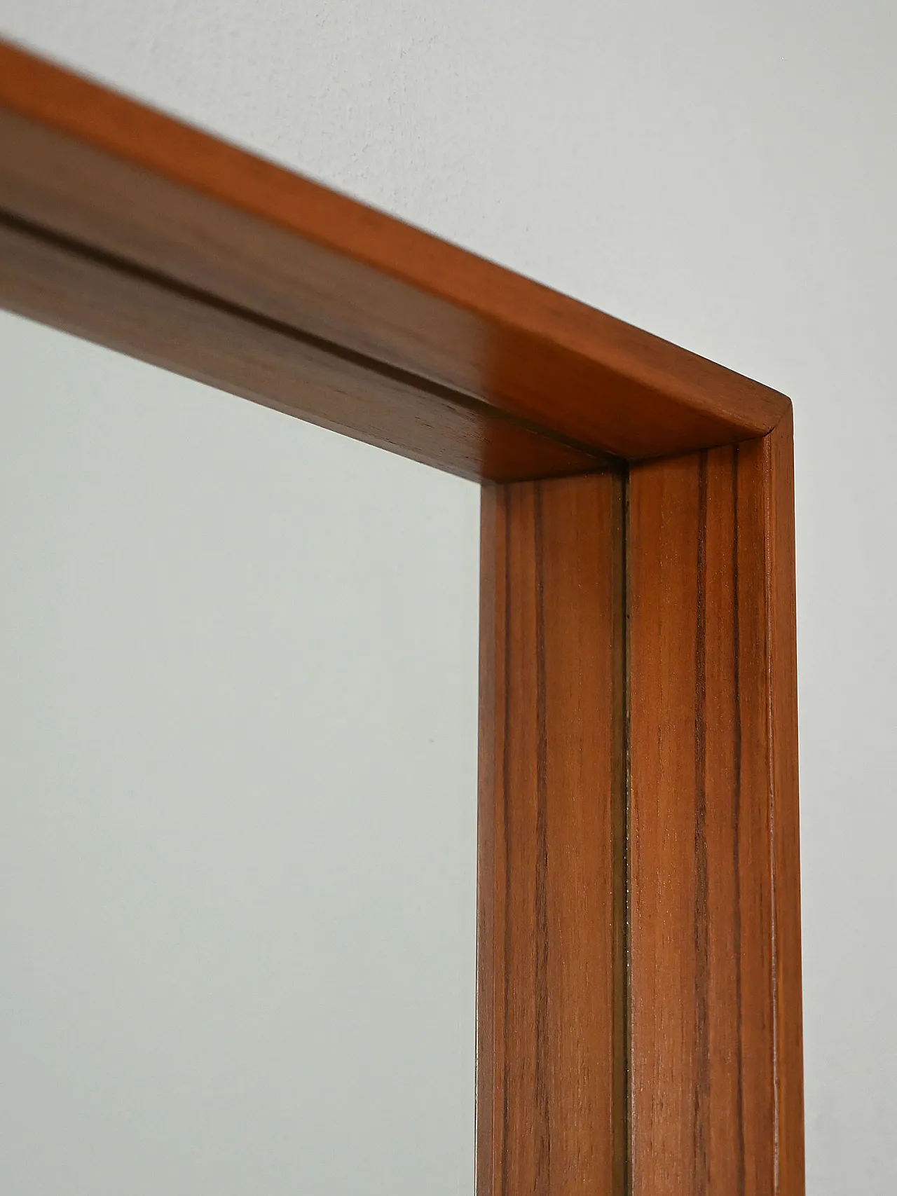 Specchio svedese in teak, anni '60 4